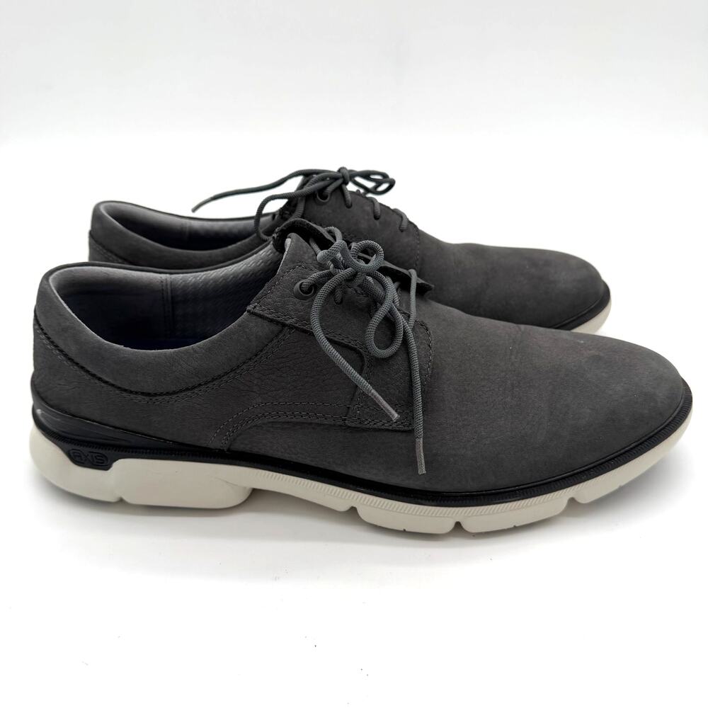 Johnston & Murphy XC4 Tanner Nubuck Waterproof Lace Up Oxfords Casual Gray 11.5